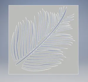 Palm Leaf Stencil