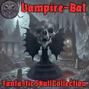 Vampire Bat Skull / Vampir Fledermaus Schädel