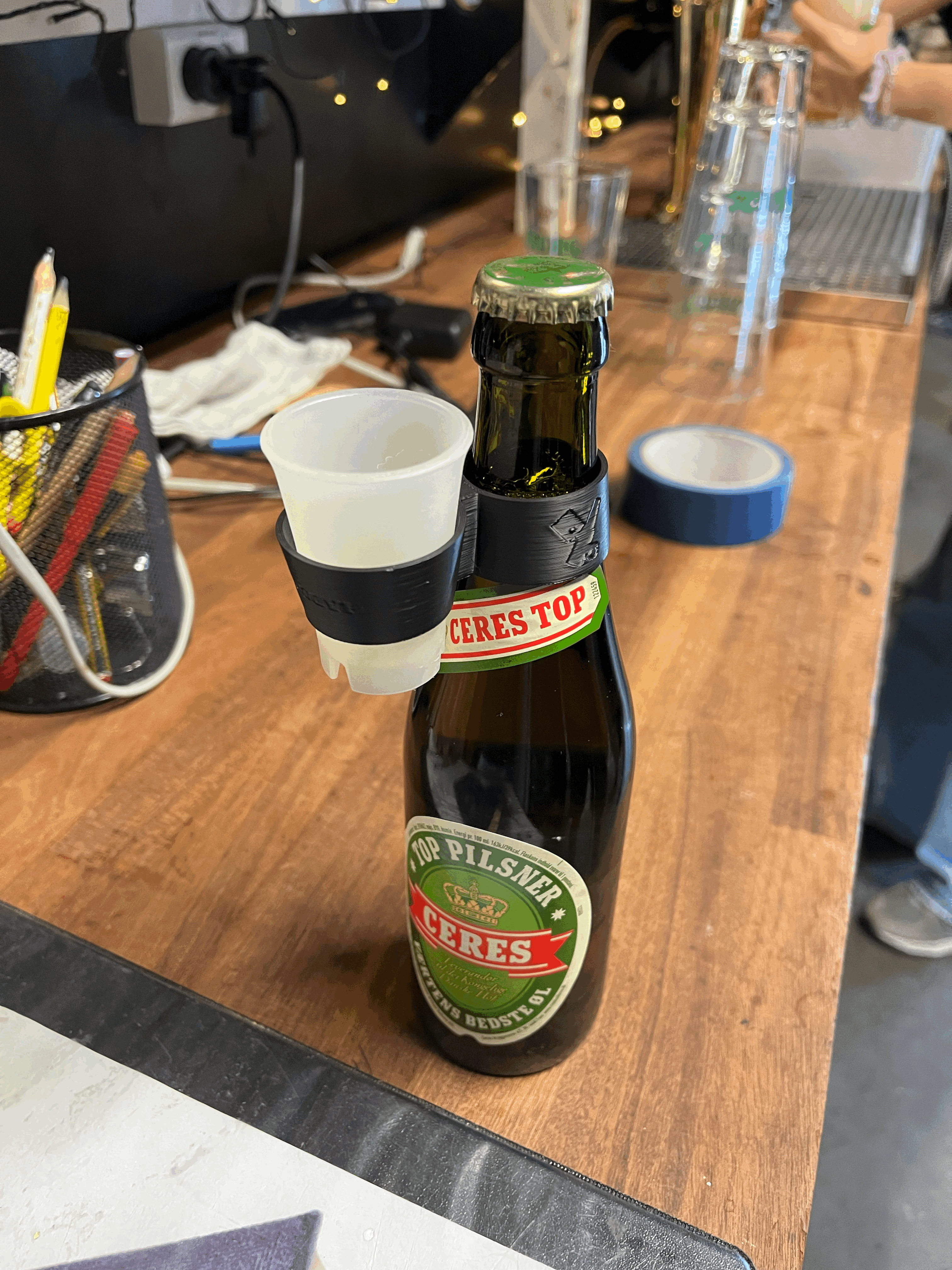 Beer Shot-Glass Holder