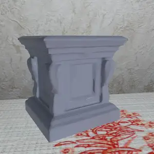 Base Socket Podest for Statue OBJ Quads