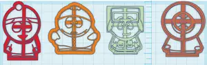 South Park cookie cutters / vykrajovatka