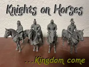 Knights on Horses Kingdom Come, War Horse