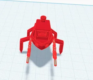 Machine Gun with legs benchy