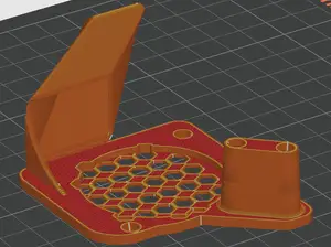 5020 Fan Blower Mount ( Intake outside ) - Creality Ender 3 V3 SE