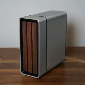 Fractal North Pi Case - with rear IO adapter and NVMe SSD for Raspberry Pi 5