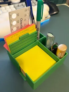 PostIt Desk Organizer for notes, pens and accessories