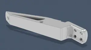 Blank Pickup and Preamp Violin Body (From: DHB-01: Minimalist Electric Violin)