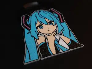 Hatsune Miku Keychain Pin