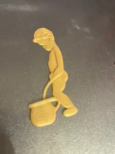 Toilet boy (door sign)