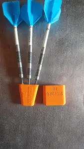 Minimalistic Dartsholders. Can be texted. Print up-side-down- No supports. PLA, TPU, PETG, ABS of FLEX your choise