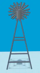 old farm wind mill