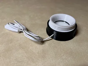 LED Lamp swivel base with m75x4 thread