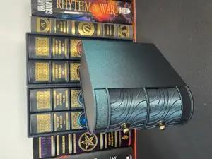 Mini Curved End Table Bookshelf Desktop Decor