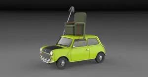 Mr Bean's Leyland Mini - Armchair Driving