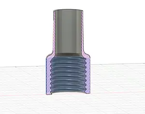 adapter (vacuum cleaner) for 42 mm tube to 35 mm nozzle