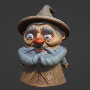 Cartoon BABA Chibby AI texture