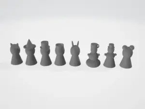 Custom 3D-Printed Game Pieces for Board Games