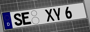 German most requested license number plate - Beliebteste Kfz Kennzeichen