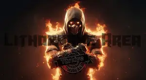 Mortal Kombat Scorpion Lithophane