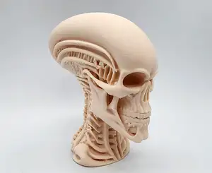 Skeletal Alien Bust