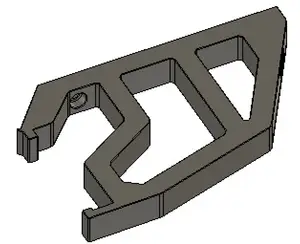 MMU3 holder on MK3 and MK4 angle 15Degree and adjustable 0deg to 25deg in CAD file