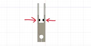 Nut and bolt to replace pins (m4x30)