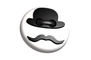 Gentleman button