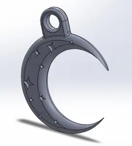 Crescent Moon Necklace/Ornament
