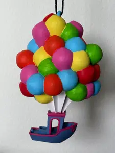 Floating Benchy Up Balloons (Pixar)