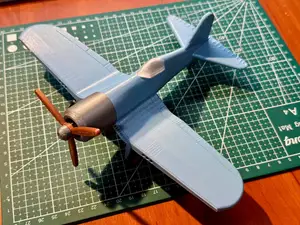 Toy F4U Corsair plane