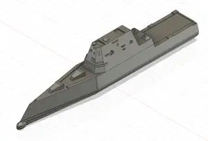 Zumwalt-class Guided Missile Destroyer Model