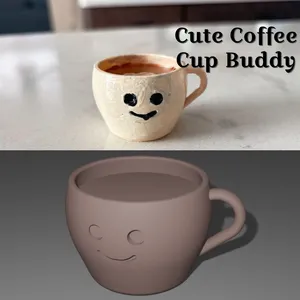 Cute coffee cup buddy