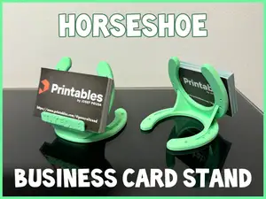 Horseshoe Business Card Holder – Stand Out in the Stable!