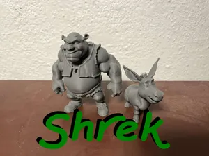 Ogre Shrek and Donkey