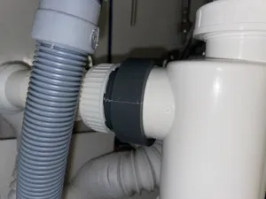 G 1 1/2" to G 1 1/4" reduction for drain