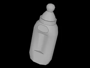 Lego Compatible (98393f.dat) Figure Friends Compatible Medical Feeding Bottle