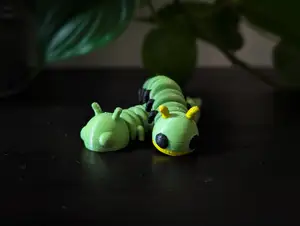Flexi Caterpillar Keychain