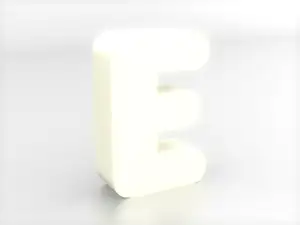Decorative letters A-Z (Rounded), LED light