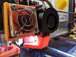Gekürzter fan Duct ANET A8Plus für BL-Touch Halter