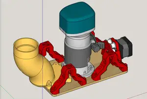 LowRider2 CNC - Hose Attachments - Vac-Shoe Adapter for Vacmaster 2.5" Hose