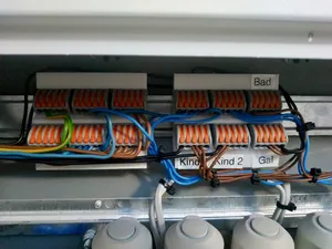 Wago 222-415 with P-Touch Label