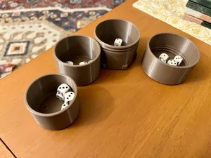 Liar's Dice - 4 player travel set