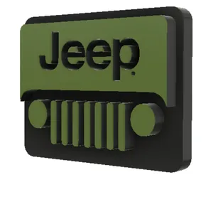Jeep Logo Shank Button