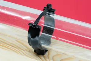 Snap-in Pipe Clamp – Zip Tie Lock – 20-120mm – 0.8-5.5in - LR Basics