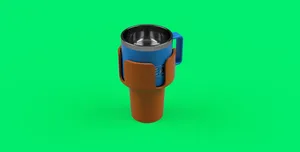 Yeti 14 oz Rambler Adapter for 2017 Toyota Tacoma Center Console Middle Cup Holder