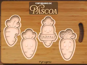 Chibi Carrot Cookie Cutter Kit – Easter (Free for a Limited Time)