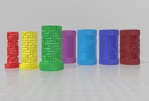 Russian Doll Maze Puzzle Box with Christmas themed Lids