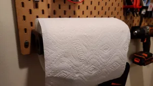 The Ultimate Paper Towel Dispenser - IKEA Skadis Pegboard Edition