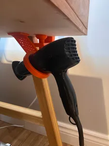 Under Desk Hair Dryer Holder