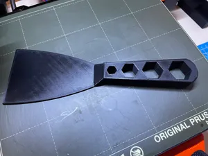 Flexible 3D printer scraper or for other purposes
